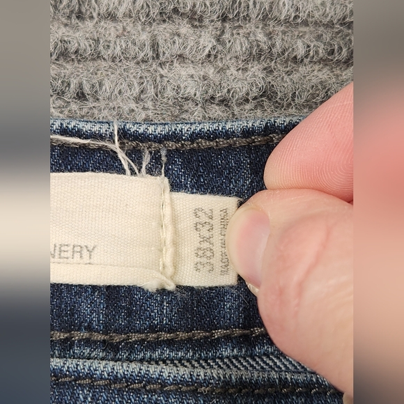 Refinery Republic Jeans Men 38 x 32 Slim Fit Straight Leg Faded Blue Medium Wash - Picture 5 of 12